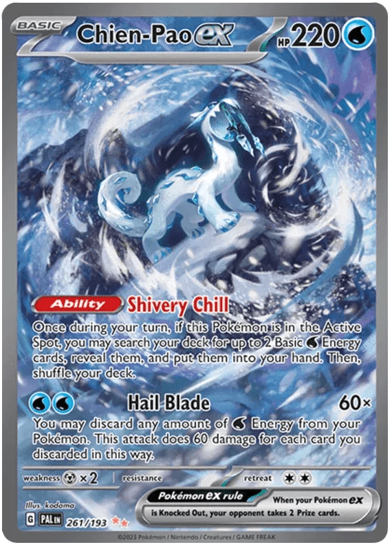 Chien-Pao ex Paldea Evolved Special Illustration Rare 261/193 by Schmutzfink TCG on MYNTED