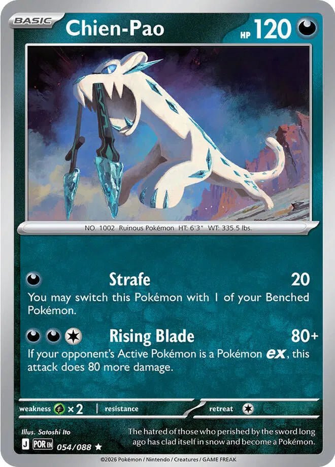 Chien - Pao Perfect Order Rare • 054/088 Holofoil by Shark Pop Culture on MYNTED