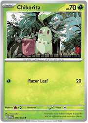 Chikorita 008/132 Common | Mega Evolution by Worth the XP on MYNTED