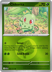 Chikorita - 008/217 - Reverse Holofoil (Energy Symbol Pattern) by The Archive Stop on MYNTED