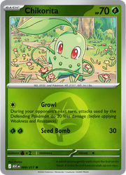 Chikorita (Energy Symbol Pattern) 008/217 Reverse Holo | Mega Evolution – Ascended Heroes by Worth the XP on MYNTED