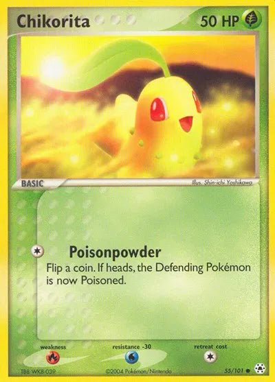 Chikorita EX Hidden Legends Common • 55 Normal by Marnie’s TCG on MYNTED