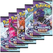 Chilling Reign Booster Pack Art Bundle [Set of 5] Chilling Reign by Marnie’s TCG on MYNTED