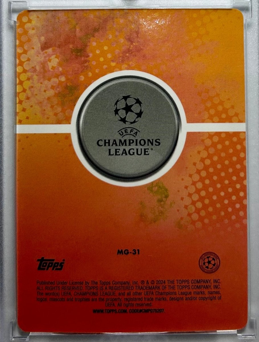 Christian Pulisic 2024 Topps Merlin UEFA Merlin's Gamer Green (Common) by Rip and Collect on MYNTED