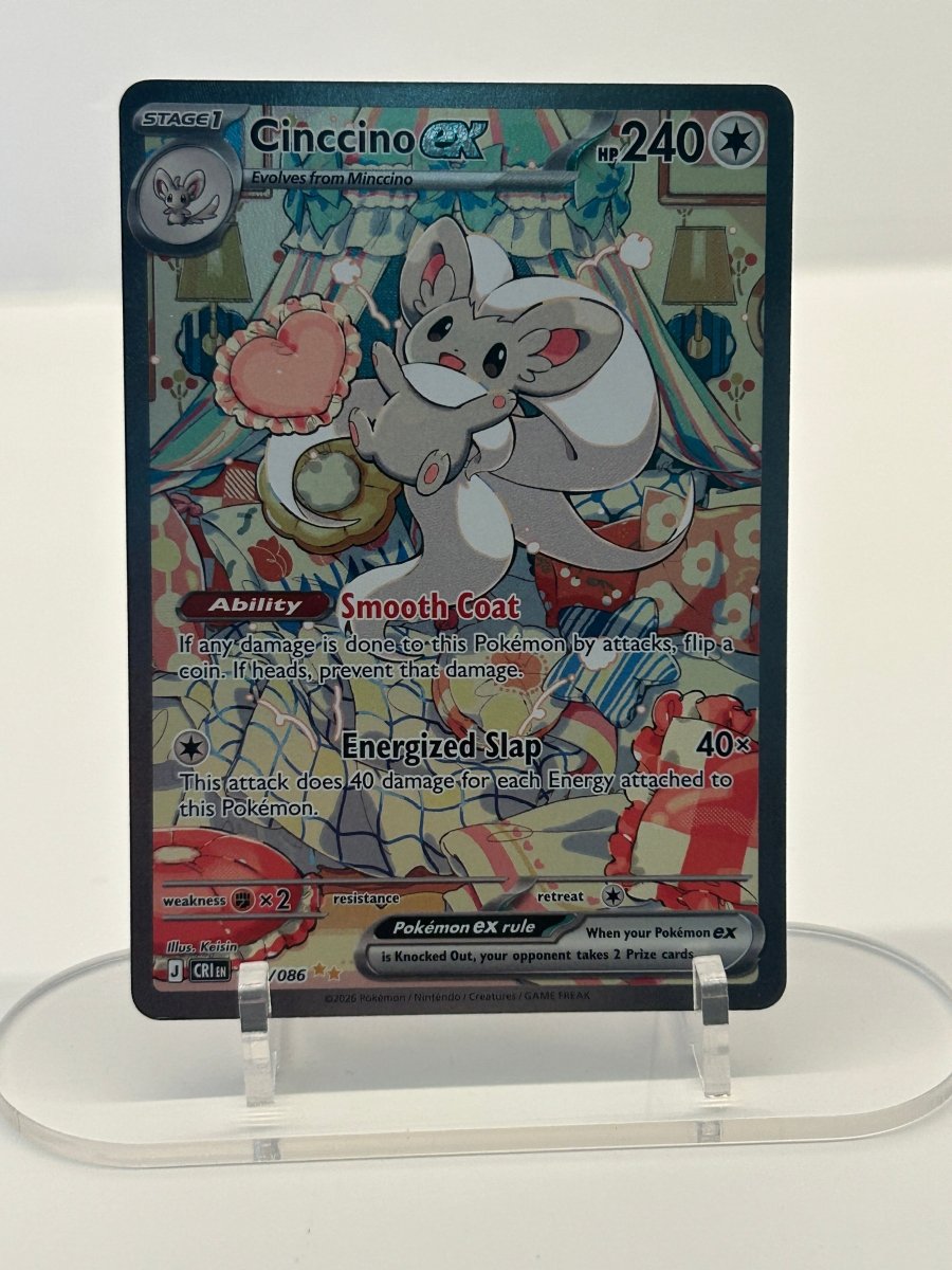 Cinccino ex Chaos Rising Special Illustration Rare 119/086 by PokeSource on MYNTED