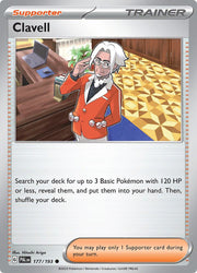 Clavell 177/193 Normal Trainer Supporter · Paldea Evolved (PAL) by PokeMarsi on MYNTED