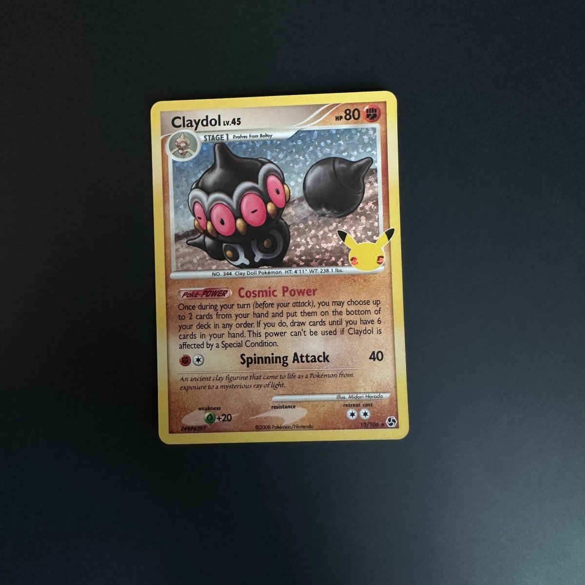 Claydol 15/106 holo Celebrations: Classic Collection Pokemon Holo NM by The Greatest on MYNTED