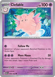 Clefable 036/165 · Normal (SV: 151) by Devastation Collectibles on MYNTED