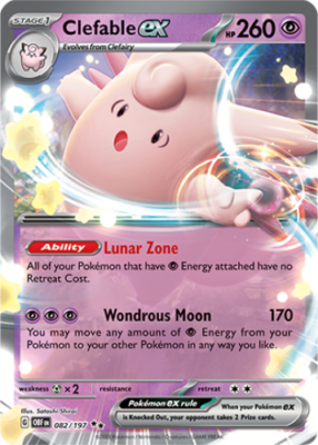 clefable ex obsidian flames 082/197 by ISB Collector on MYNTED