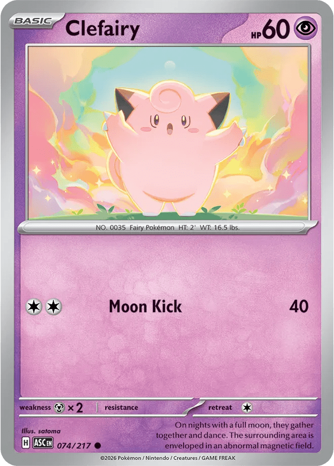 Clefairy 074/217 (Ascended Heroes) by Collectorbull on MYNTED