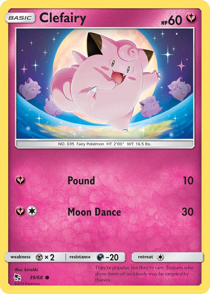Clefairy (39) - Hidden Fates (HIF) by The Greatest on MYNTED