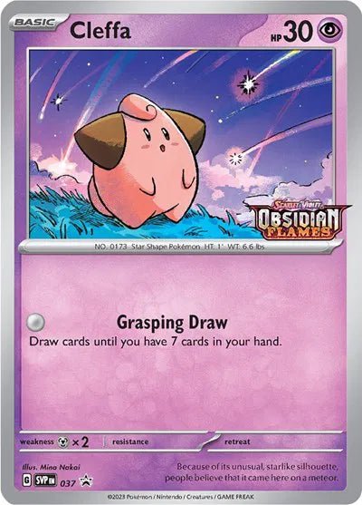 Cleffa (Prerelease) 037 (Scarlet & Violet Promo) by Schmutzfink TCG on MYNTED
