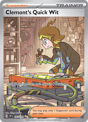 Clemont's Quick Wit 243/191 - Surging Sparks Special Illustration Rare by Light Collectibles on MYNTED