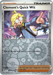 Clemont's Quick Wit [Reverse Holo] 167 Pokemon Surging Sparks by Moe‘s Vault on MYNTED