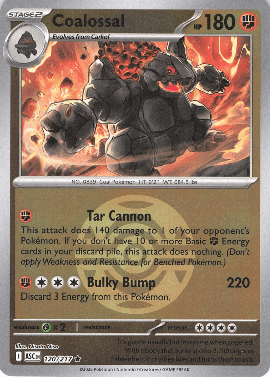 Coalossal - 120/217 (Dusk Ball) - ME: Ascended Heroes (ASC) by SAFAQATI on MYNTED