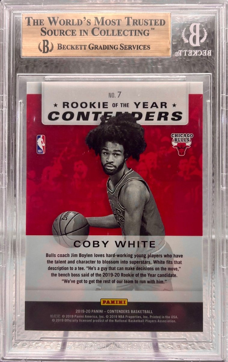 Coby White 2019 Contenders Rookie of the Year Contenders BGS 10 by Rip and Collect on MYNTED