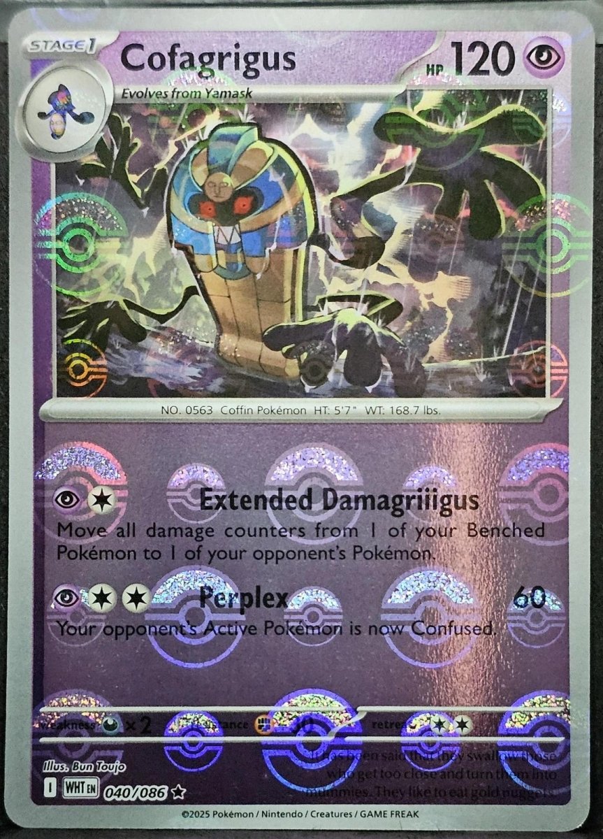 Cofagrigus - 040/086 (Poke Ball Pattern) - SV: White Flare (WHT) by SAFAQATI on MYNTED