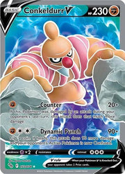 Conkeldurr V (Full Art) - Pokemon GO (PGO) by P0kellector on MYNTED