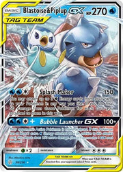 Cosmic Eclipse Blastoise & Piplup GX 38 - LP by PlayVault on MYNTED