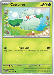 Cottonee 007/131 Reverse Holo | Scarlet & Violet – Prismatic Evolutions by Worth the XP on MYNTED