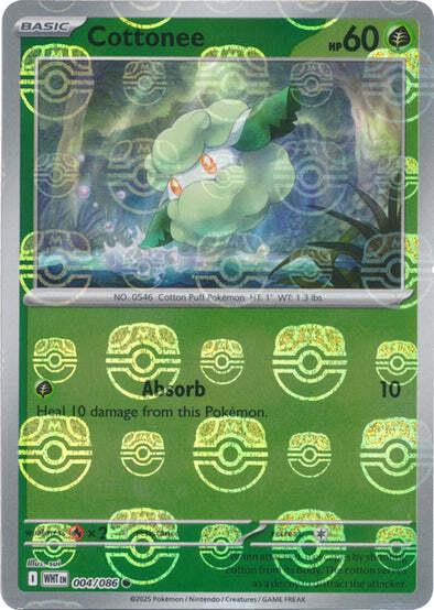 Cottonee (Master Ball) 004 - White Flare (WHT) by SAFAQATI on MYNTED