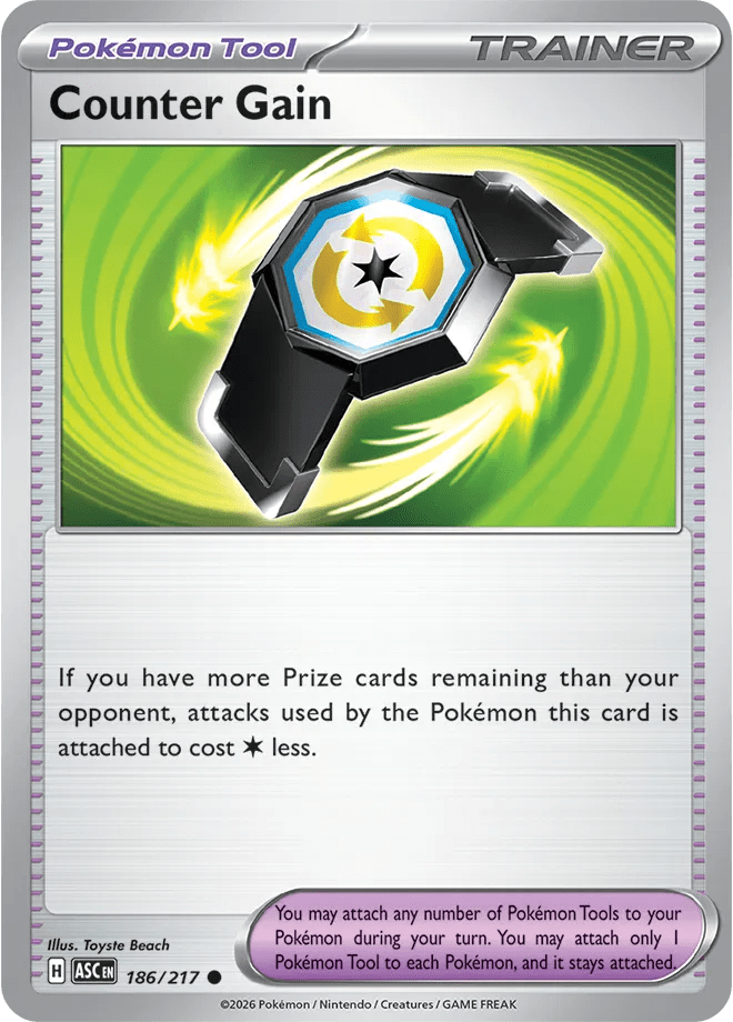 Counter Gain Ascended Heroes Common 186/217 by PokeMagic on MYNTED