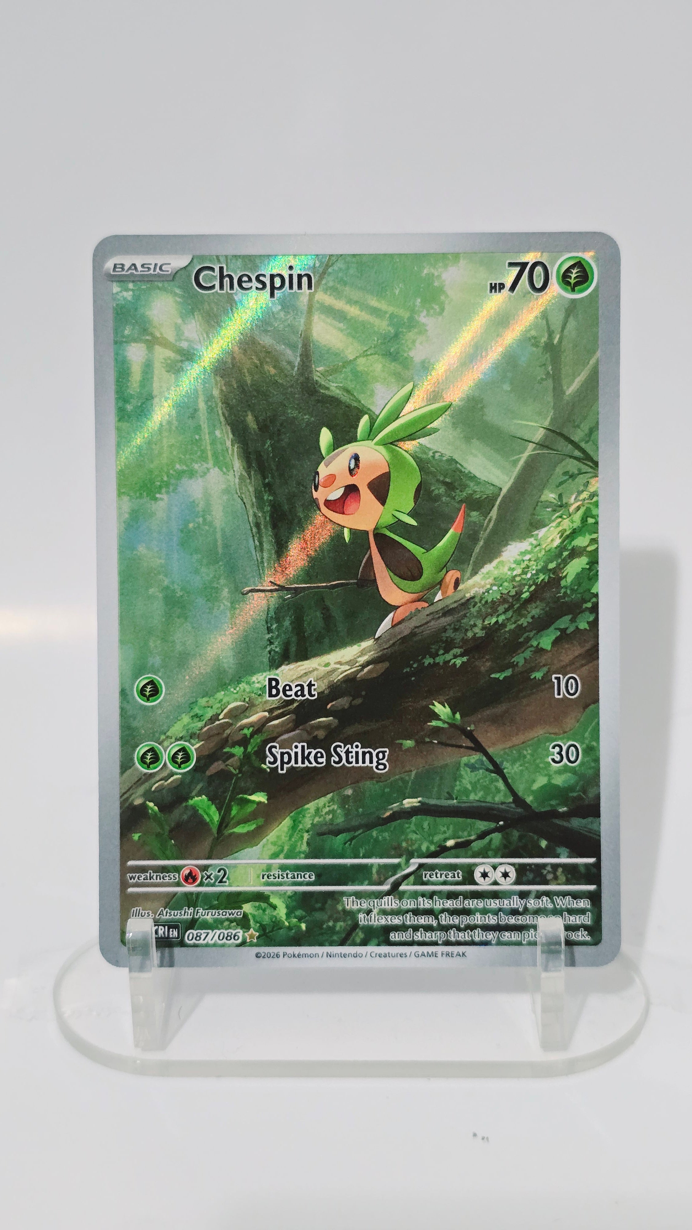 Chespin - Chaos Rising - IR 087/086 - English