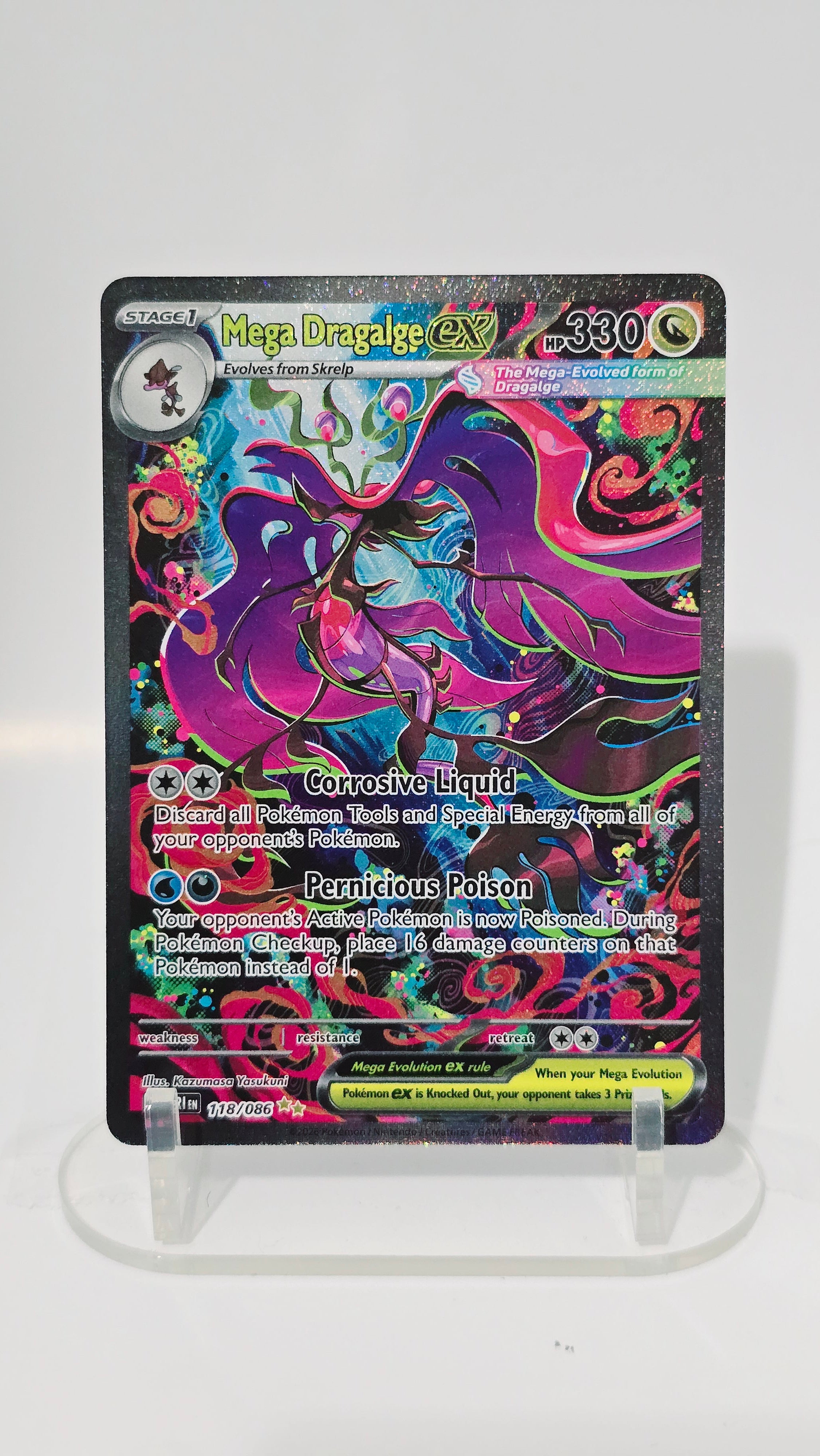 Mega Dragalge ex - Chaos Rising - SIR 118/086 - English