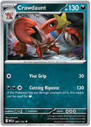 Crawdaunt 085/132 Uncommon | Mega Evolution by Worth the XP on MYNTED