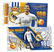 Cristiano Ronaldo 100 Pesos UNCB banknote by UNCB on MYNTED