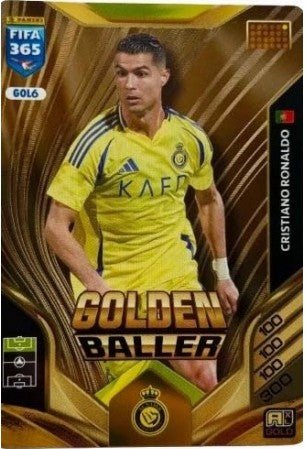 Cristiano Ronaldo Golden Baller GOL6 - Adrenalyn XL Fifa 365 2026 by shad0wknightTCG on MYNTED