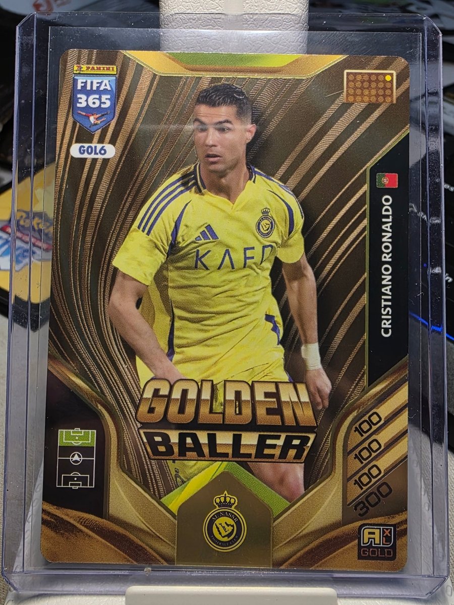 Cristiano Ronaldo Golden Baller GOL6 - Adrenalyn XL Fifa 365 2026 by shad0wknightTCG on MYNTED