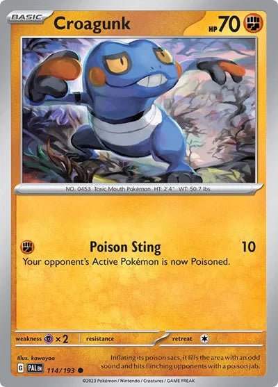 Croagunk - 114/193 - Reverse Holofoil by The Archive Stop on MYNTED