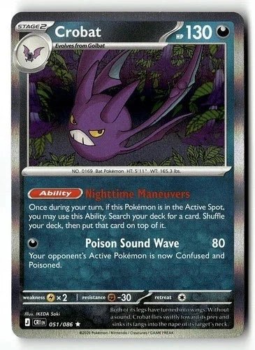 Crobat - 051/086 (Holo) - Chaos Rising (CRI) ME04 by SAFAQATI on MYNTED