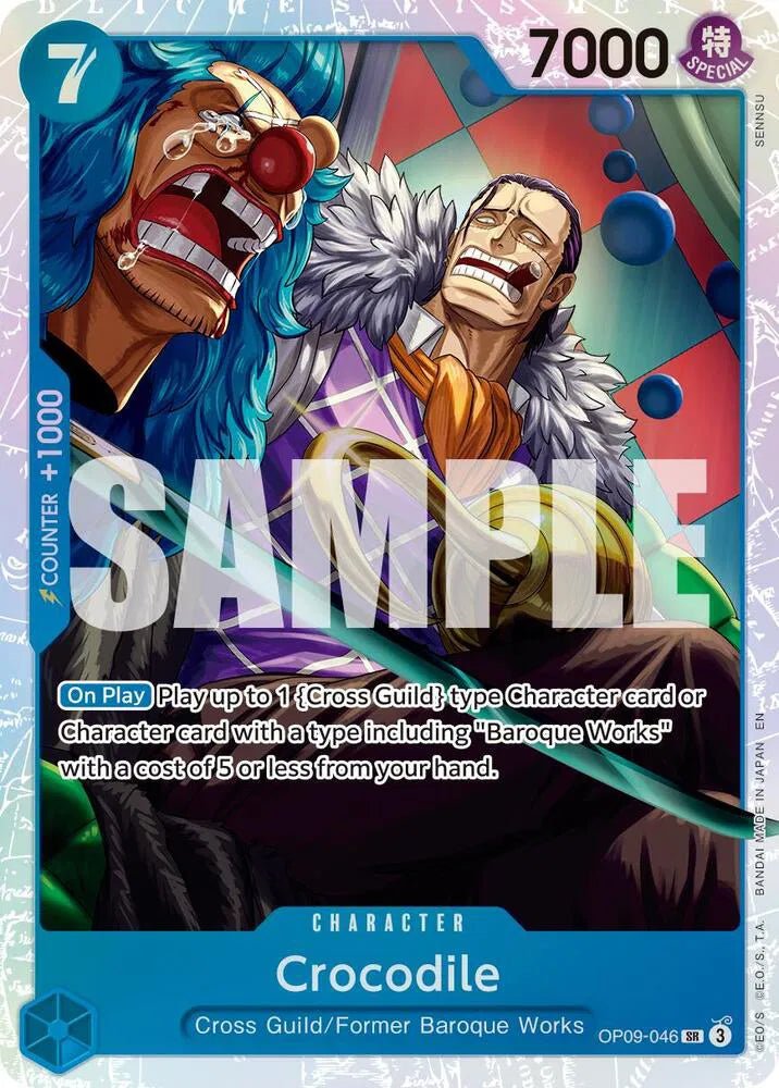 Crocodile - OP09-046 (Reprint) Premium Booster -The Best- Vol. 2 SR OP09-046 by Fabio’s Black Box on MYNTED