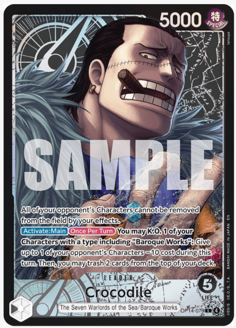 Crocodile - OP14-079 (Alternate Art) by Nekohime TCG on MYNTED