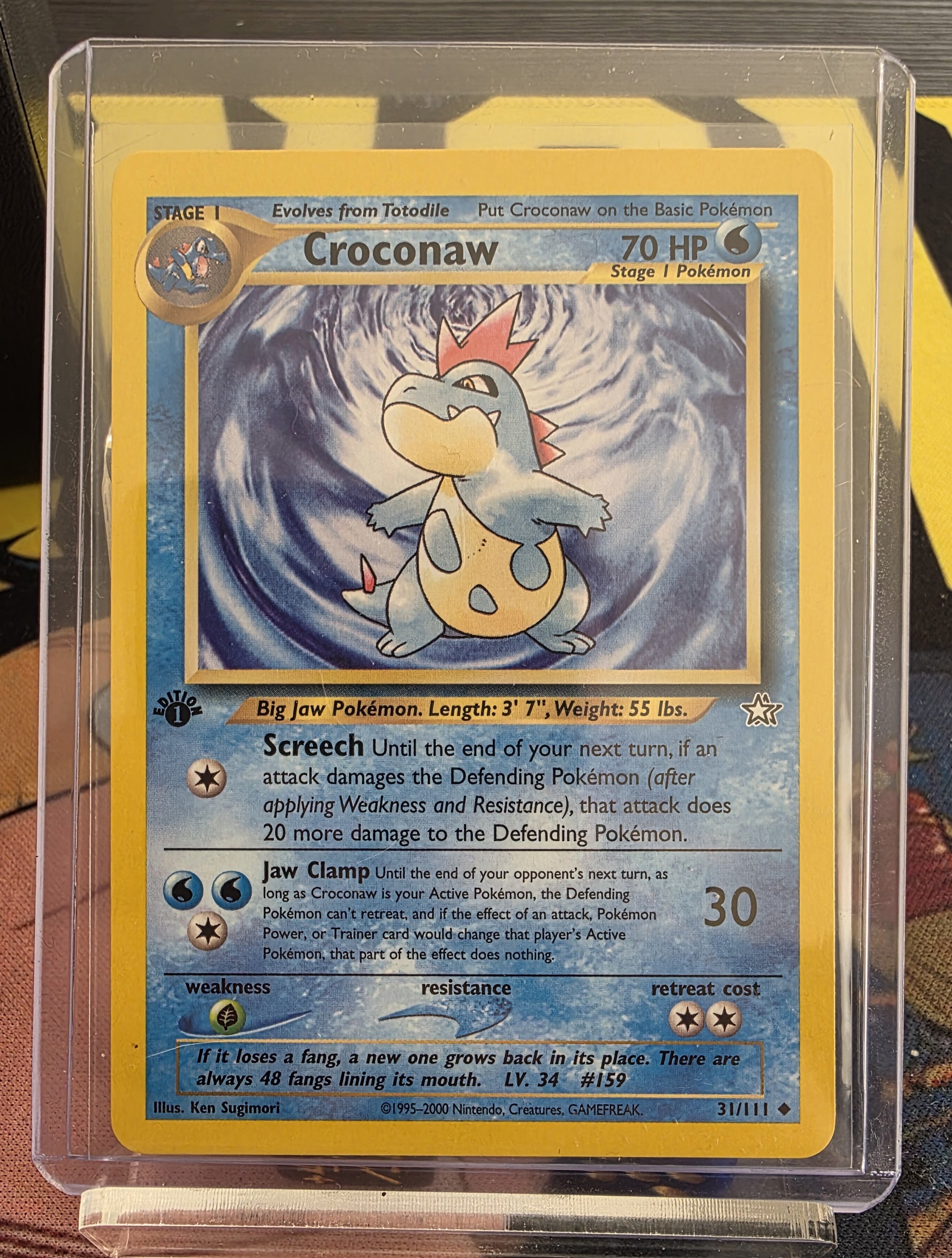 Croconaw (1st Edition) 31/111 - Neo Genesis