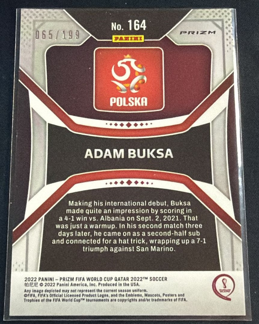 2022 Panini Prizm FIFA World Cup Qatar 2022 Adam Buksa #184