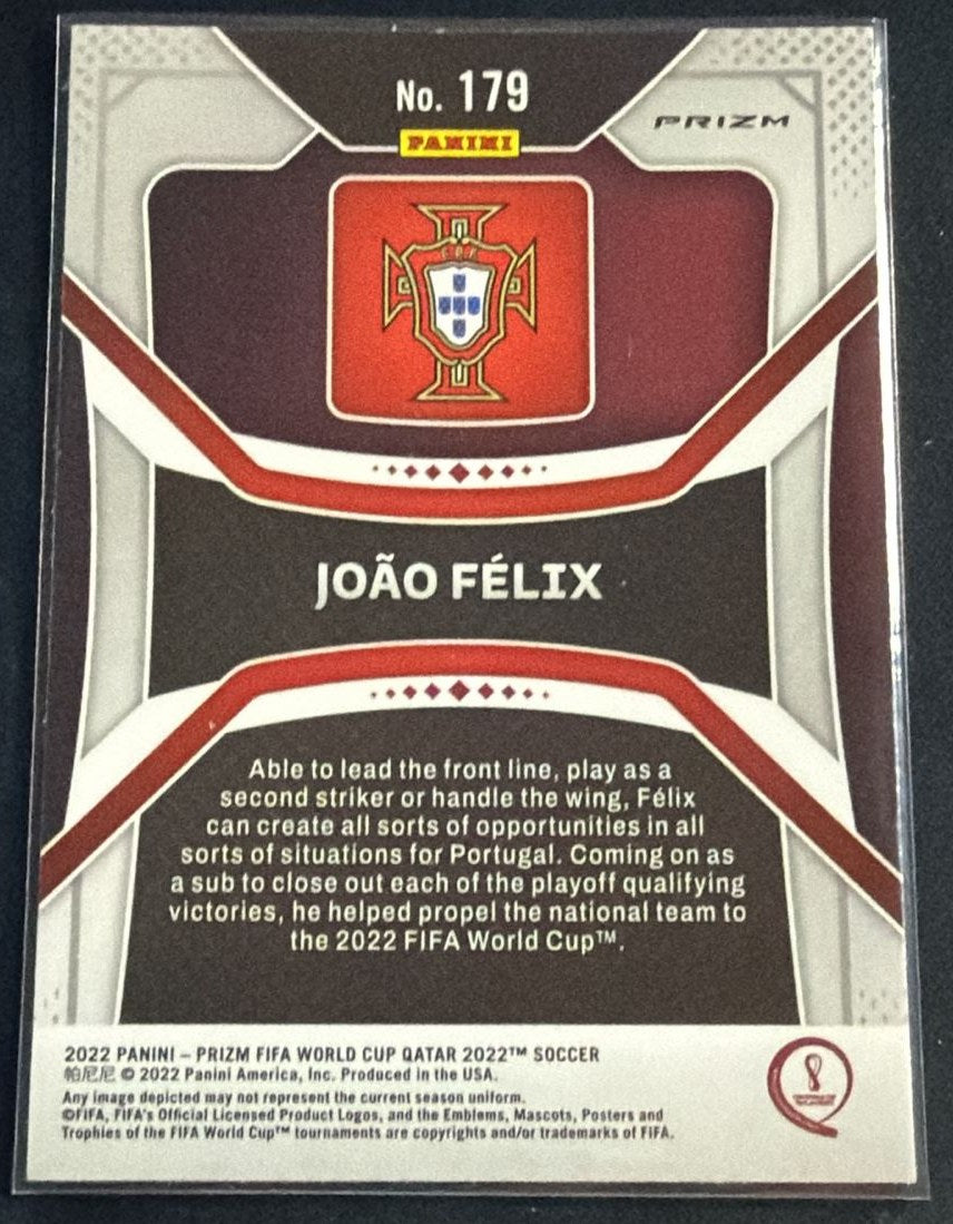 2022 Panini Prizm FIFA World Cup Qatar 2022 Joao Felix #179