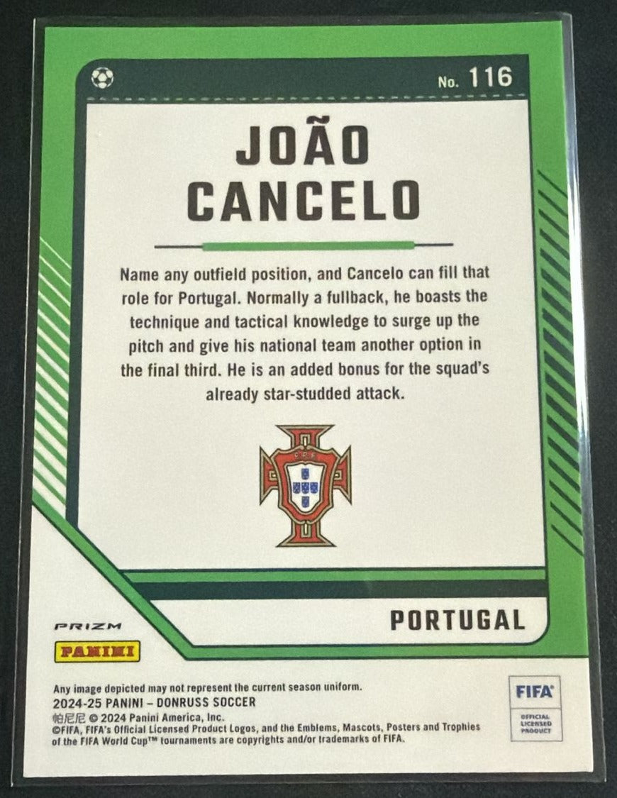 2024-25 Panini Donruss Optic FIFA Joao Cancelo #116 Holo