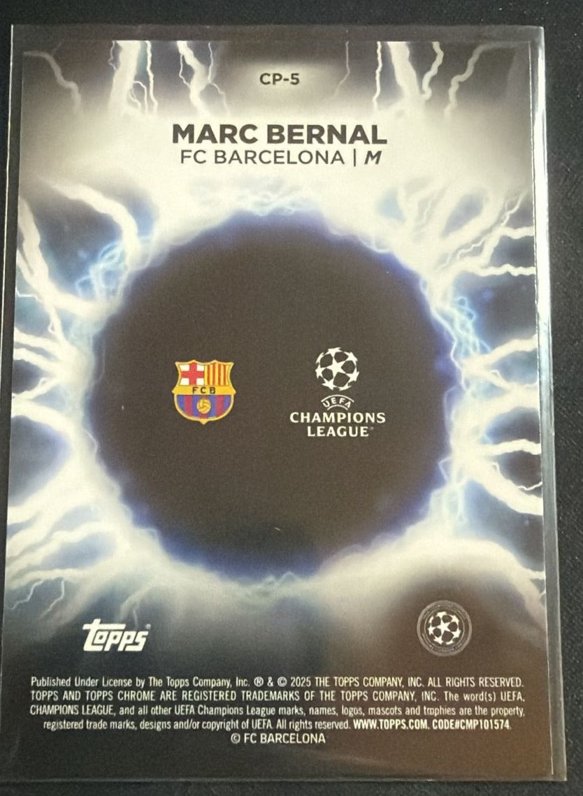2025-26 Topps Chrome UEFA Champions League Marc Bernal #CP-5