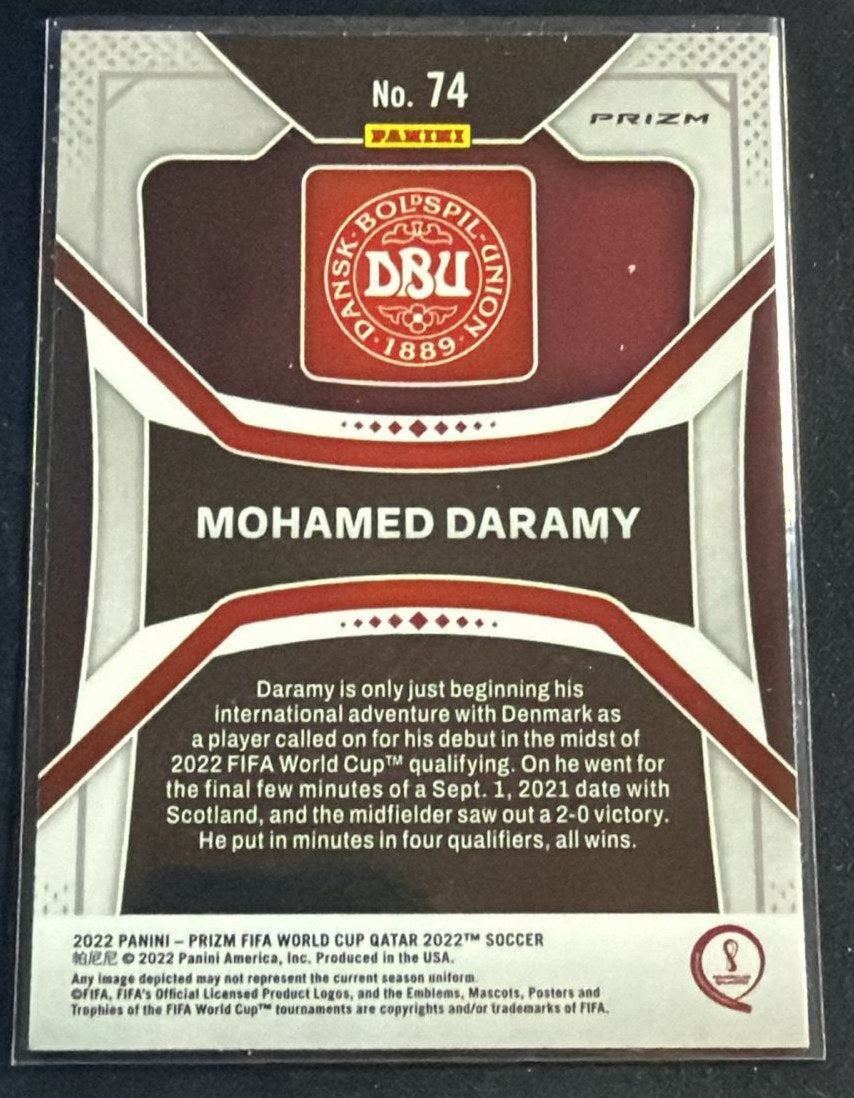 2022 Panini Prizm FIFA World Cup Qatar 2022 Mohamed Daramy #74