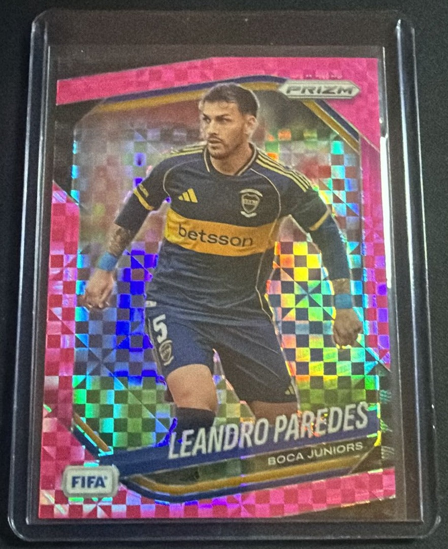 2025-26 Panini Prizm FIFA Leandro Paredes #169 Pink /75