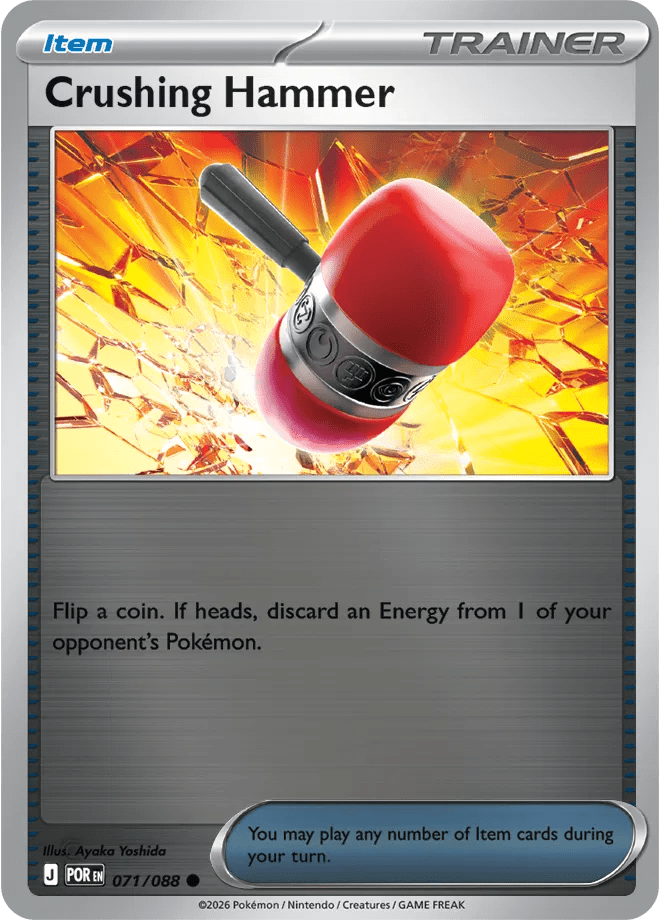 Crushing Hammer Perfect Order Common • 071/088 Reverse Holofoil by Shark Pop Culture on MYNTED