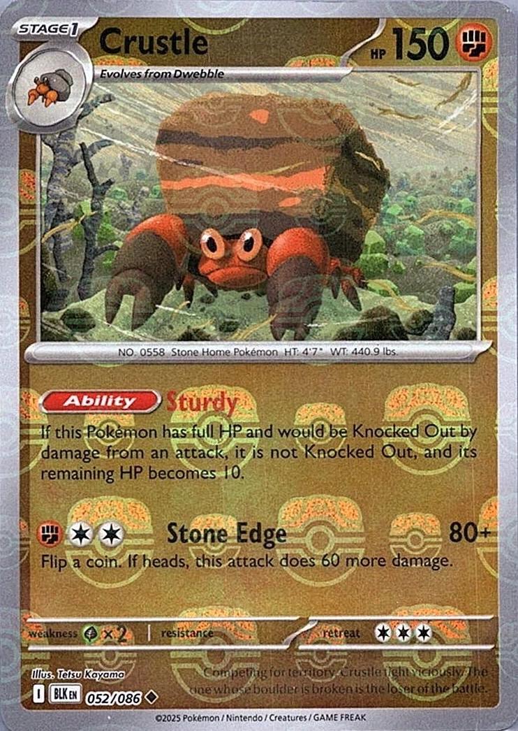 Crustle (Master Ball) 052 - Black Bolt (BLK) by SAFAQATI on MYNTED