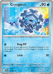 Cryogonal - 027/086 - Pokeball Pattern by The Archive Stop on MYNTED