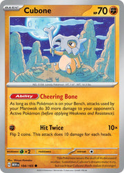 Cubone · 151 (MEW) 104 (Reverse Holo) by PokeMarsi on MYNTED