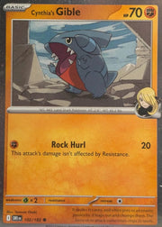 Cynthia's Gible (Cosmos Holo) 102/182 (Miscellaneous Cards & Products) by Mikeepulls on MYNTED