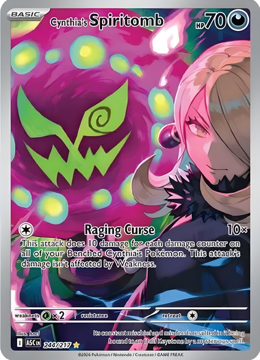 Cynthia's Spiritomb Ascended Heroes - 244/217 by maithxjoystex on MYNTED