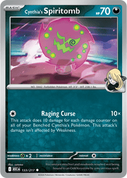 Cynthia's Spiritomb Ascended Heroes Uncommon 133/217 by PokeMagic on MYNTED